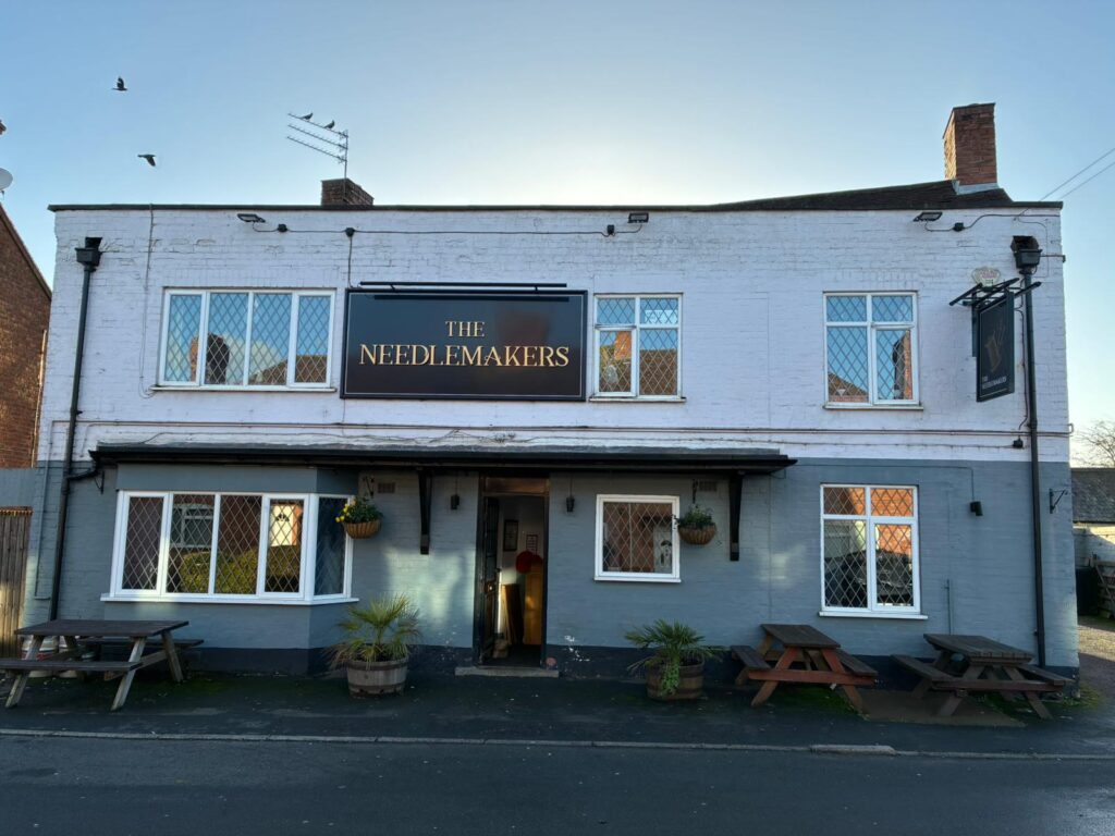 The Needlemakers Arms exterior in Studley