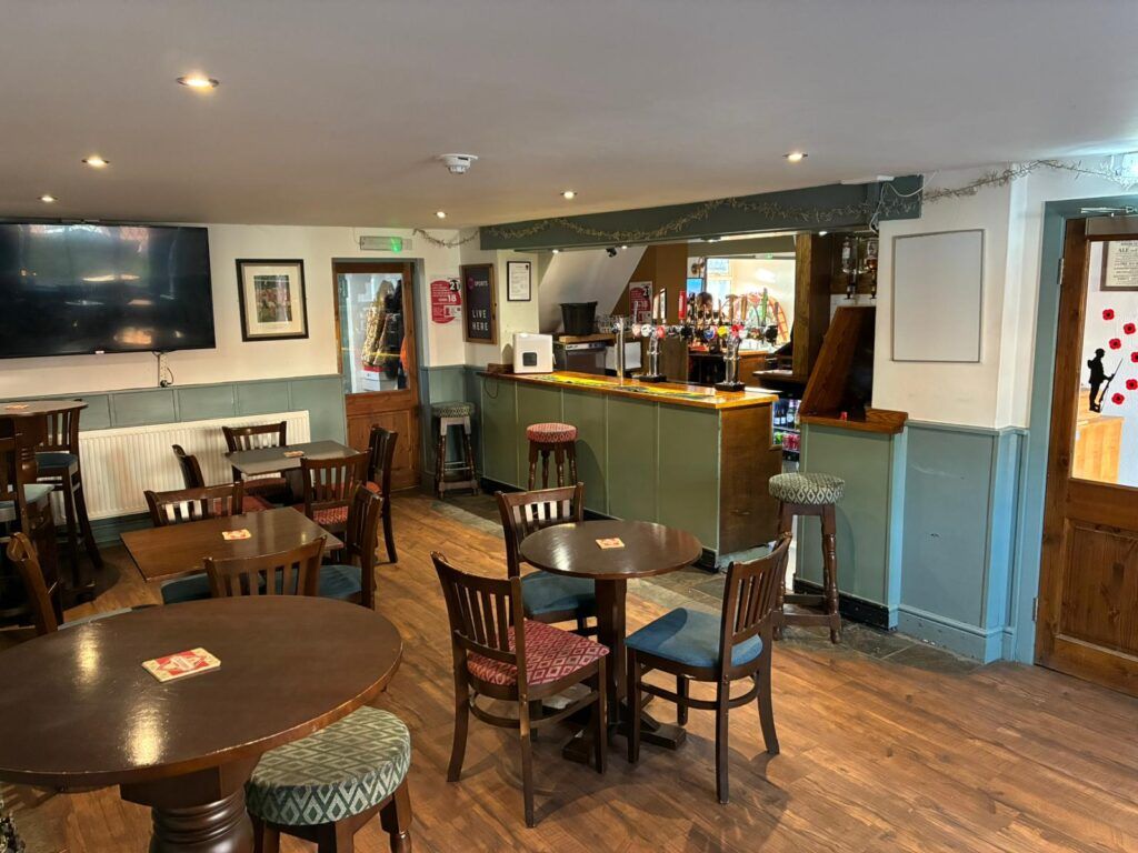 The Needlemakers main bar and seating